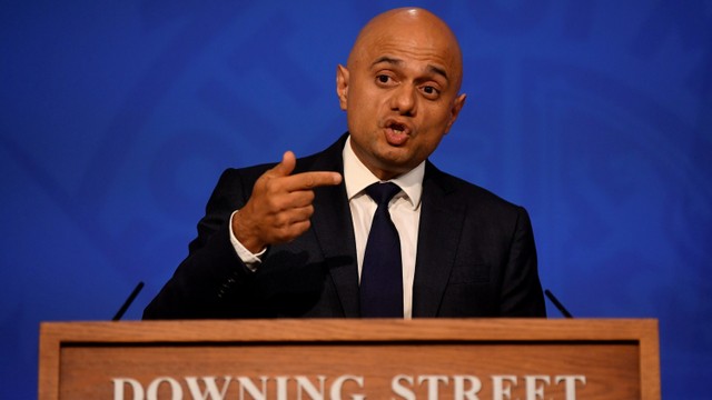 Menteri Kesehatan Inggris Sajid Javid. Foto: Toby Melville/REUTERS