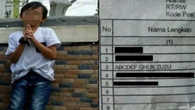 Viral Bocah di Sumsel Bernama ABCDEF GHIJK Zuzu, Panggilannya Unik (163484)