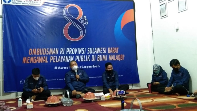 HUT ke-8 Ombudsman Perwakilan Sulawesi Barat. Foto: Awal Dion/SulbarKini