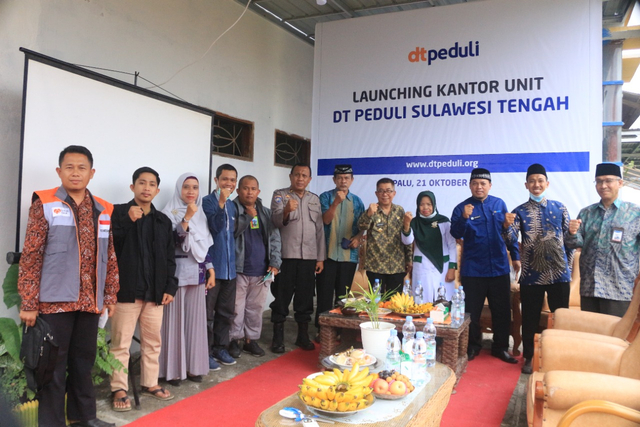 Launching DT Peduli Kantor Unit Palu, Sulawesi Tengah 