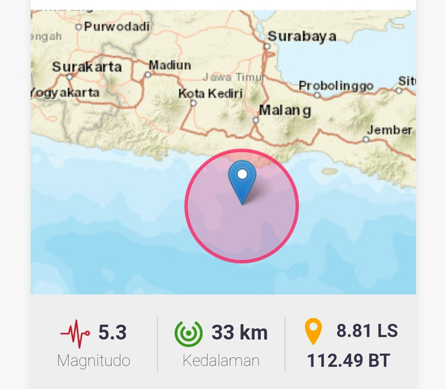 Malang Raya Diguncang Gempa 5,3 Magnitudo Selama 4 Detik | Kumparan.com