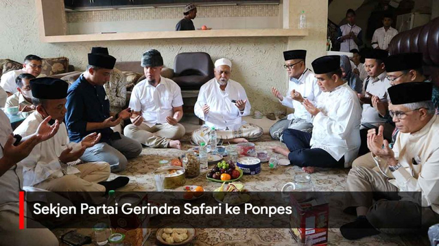 Video: Sekjen Partai Gerindra Safari ke Ponpes di Jawa Timur