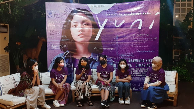 Konferensi pers film YUNI di Jogja City Mall (JCM). Foto: Len/Tugu Jogja