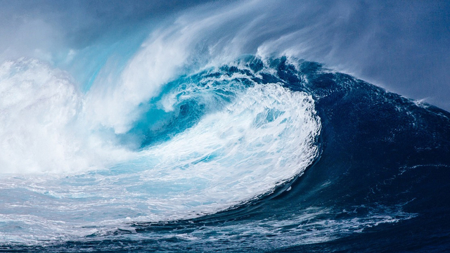 Ilustrasi gelombang tinggi tsunami. Foto: Pixabay/Schäferle