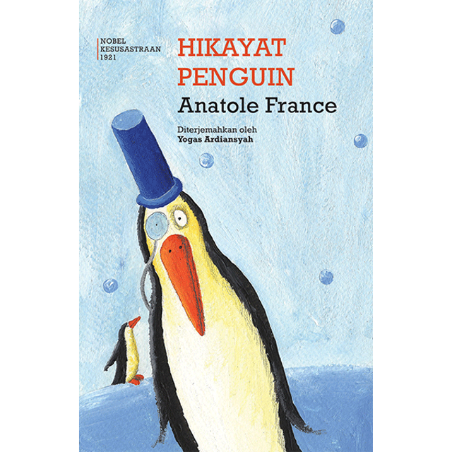 Sampul depan novel "Hikayat Penguin". Sumber: moooipustaka.com