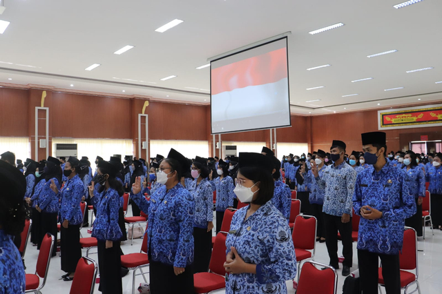 Pemkot Bandar Lampung Ambil Sumpah Jabatan dan Lantik 439 Pejabat Fungsional (1)