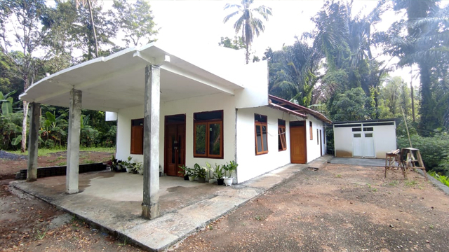 Rumah yang disebut sebagai rumah ibadah Jemaat Advent di Desa Tumaluntung