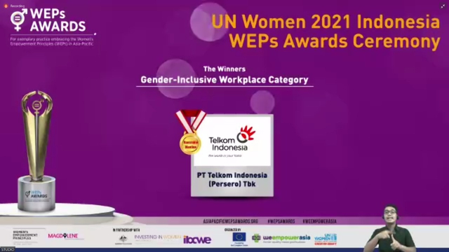 Telkom raih penghargaan dari UN Women. Foto: dok. Telkom Indonesia