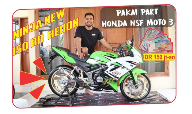 modifikasi ninja 150rr new/dokpri