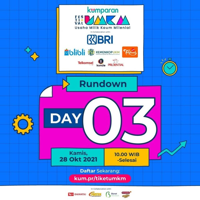 Jadwal Festival UMKM kumparan hari ketiga