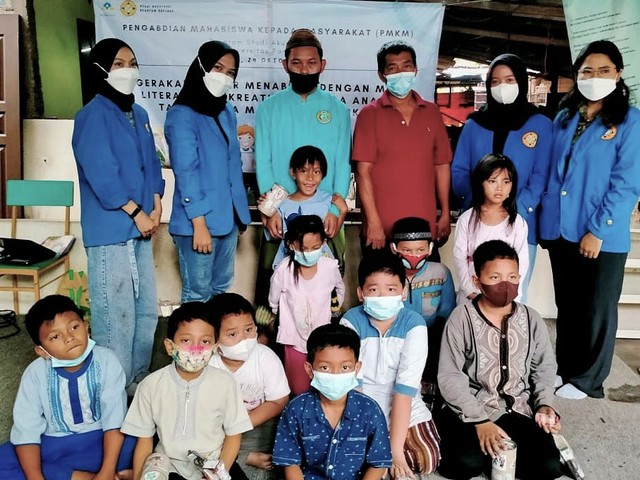 Pengabdian Mahasiswa Universitas Pamulang di Taman Baca Masyarakat Cahaya Sukma (4774)