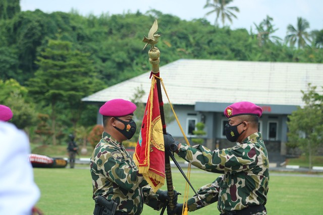Sertijab, Letkol Marinir Mario Steven Jadi Komandan Batalyon Infanteri 7 Marinir (4)