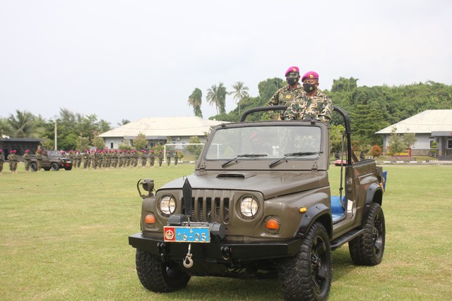 Sertijab, Letkol Marinir Mario Steven Jadi Komandan Batalyon Infanteri 7 Marinir (5)