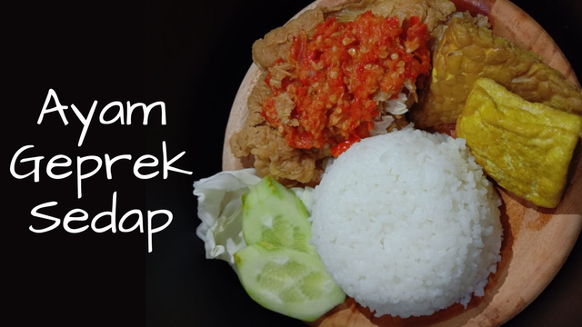 Ayam Geprek Sedap. Foto: ig ayam.gepreksedap.