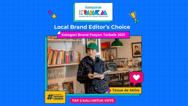 Pemenang UMKM Fesyen Terbaik dan UMKM Favorit Pembaca kumparan Local Brand Editor's Choice 2021: Tenue de Attire