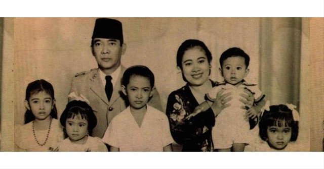 Ilustrasi anak Soekarno. Foto: Historia.id 