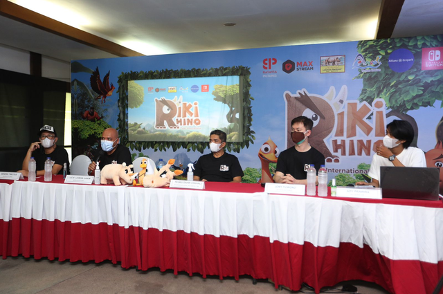 Jumpa pers film animasi Riki Rhino. Foto: Istimewa