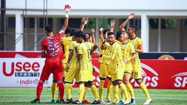 Perserang Serang saat tampil di Liga 2 2021. Foto: Instagram/@perserang.official