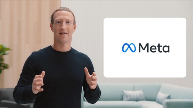 Mark Zuckerberg perkenalkan Meta sebagai nama brand baru Facebook. Foto: Facebook