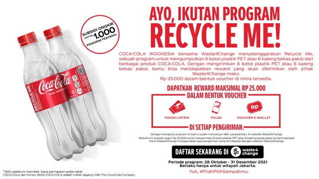 Coca-Cola Indonesia Sebarkan Pesan Recycle Me di Label Kemasan dok Coca-Cola