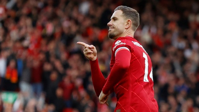 Pemain Liverpool Jordan Henderson. Foto: Phil Noble/REUTERS