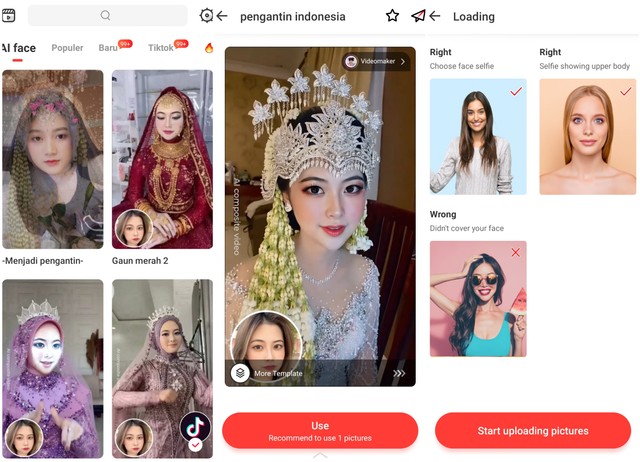 Aplikasi edit foto pengantin viral