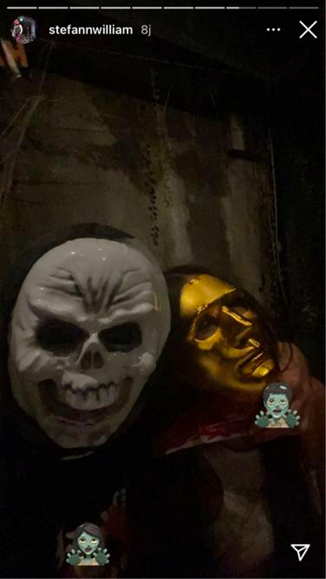 Stefan William rayakan Halloween bersama Ria Andrews. Foto: Instagram @stefanwilliam