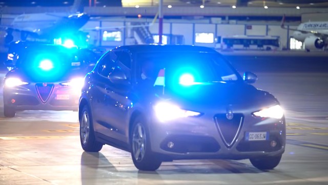 Alfa Romeo Stelvio yang dipakai oleh Jokowi saat menghadiri KTT G20 di Italia Foto: Biro Pers Sekretariat Presiden