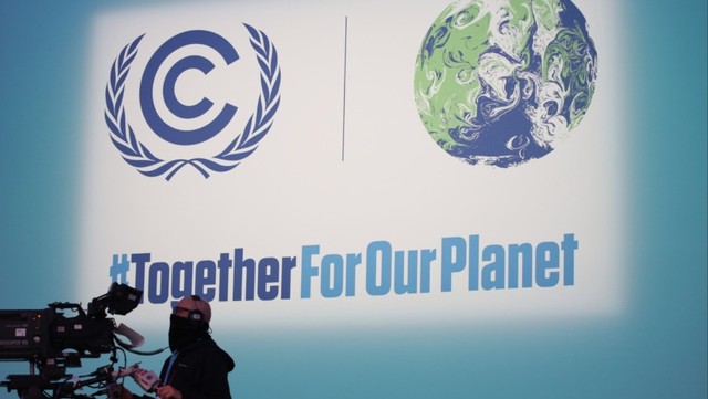 KTT Ke-26 Perubahan Iklim (KTT COP26) digelar di Glasgow, Inggris, Senin (1/11). Foto: Twitter/@COP26