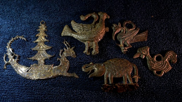Foto: Koleksi Koin Emas di Era Sriwijaya Temuan Sungai Musi (114991)