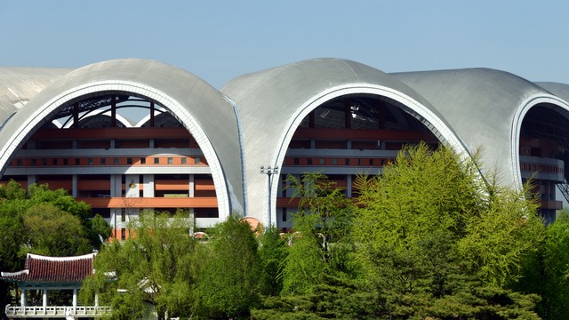 Stadion Hari Buruh Rungrado di Pyongyang, Korea Utara. Foto: Shutter Stock