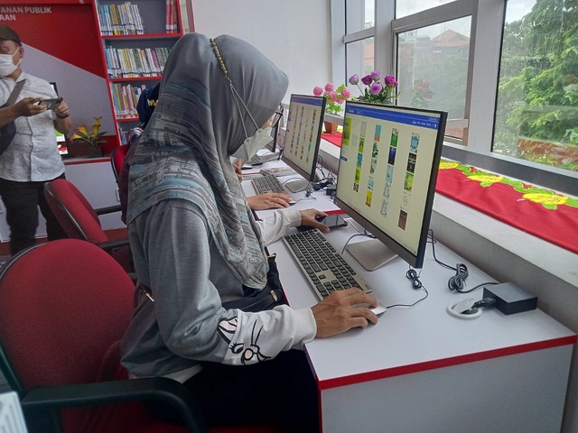 Gedung Pelayanan Pemkot Bandar Lampung Punya Pojok Baca Digital (1)