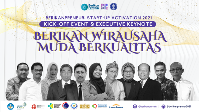 Kick-Off & Executive Keynote Berikanpreneur 2021 pada 2 November 2021 dihadiri oleh 8 Kementerian, BUMN dan 33 rektor perguruan tinggi. 