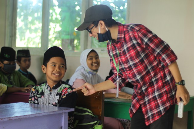 Foto: Dokumentasi pribadi penulis saat menjadi guru relawan di Wonosobo