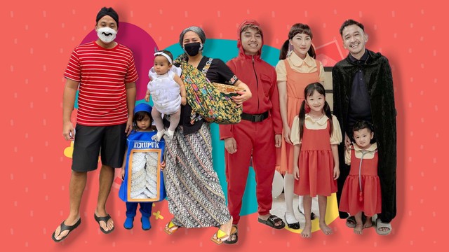 7 Potret Gemas Anak Selebriti dengan Kostum Halloween. Foto: Dok. Istimewa