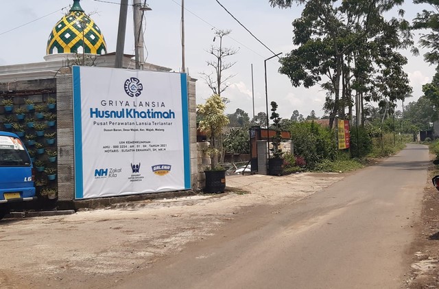 Griya Lansia Husnul Khatima. foto/Aisya Nawansari Putri