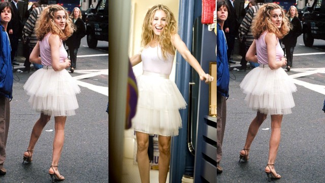 Rok Tulle Ikonik Carrie Bradshaw di Sex and The City Foto: Instagram @sexandthecity_newyork