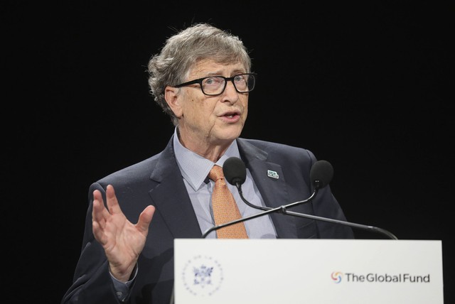 Pendiri Microsoft, Bill Gates. Foto: AP Photo
