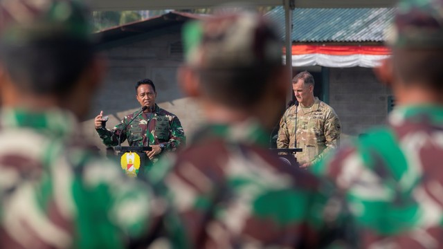 Sukses Gelar Garuda Shield, Andika Perkasa Siapkan Latihan Perang 3 Matra TNI-AS (92795)