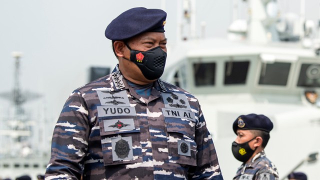 Kepala Staf Angkatan Laut (KSAL) Laksamana TNI Yudo Margono. Foto: M Risyal Hidayat/ANTARA FOTO