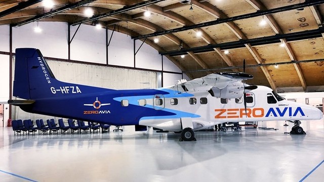 Pesawat hidrogen ZeroAvia. Foto: ZeroAvia
