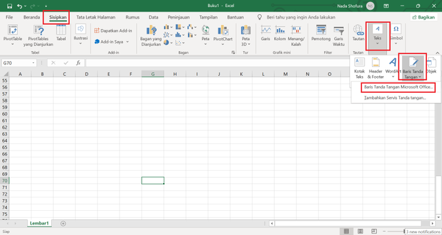 Cara Membuat Tanda Tangan di Excel HP (92535)