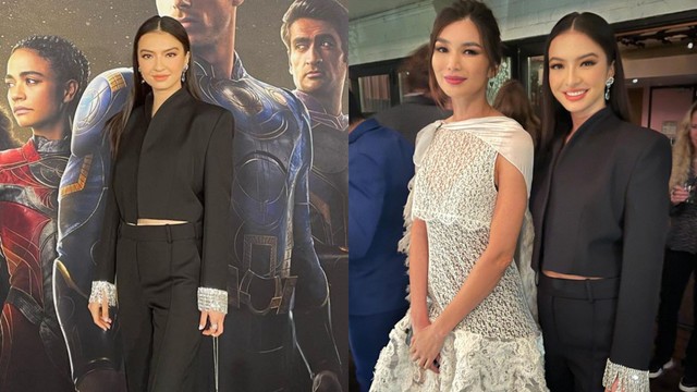 Raline Shah Hadir di Premiere Eternals Foto: Instagram @ralineshah