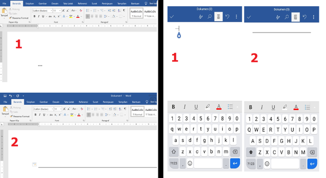 Cara Membuat Garis di Word HP dan Laptop | kumparan.com