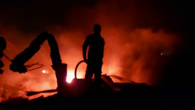 Pabrik korek gas di Tangerang kembali terbakar. Foto: Dok. Istimewa