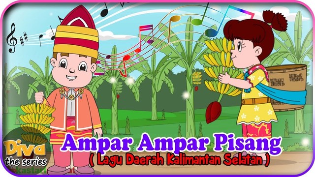 Lirik lagu Ampar Ampar Pisang. Foto: YouTube/Diva The Series