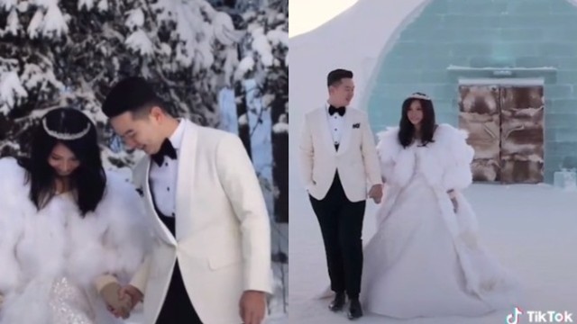 Viral Pengantin Pertama Asal Indonesia yang Gelar Pernikahan di Kutub  (82524)