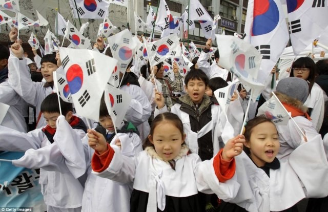 Momen perayaan Hari Kemerdekaan Korea Selatan yang jatuh pada tanggal 15 Agustus. Foto: Dok. Kumparan
