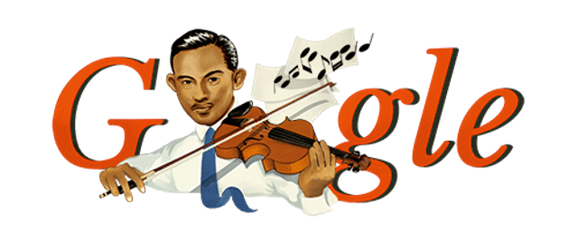 Ismail Marzuki di laman Google Doodle Foto: Google Doodle