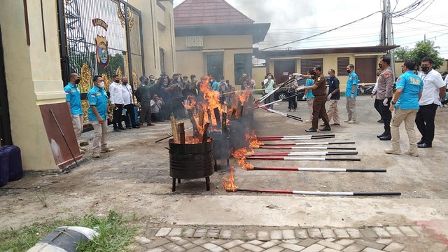 Beredar di Lampung, Narkoba Senilai Rp 147 Miliar Dimusnahkan (1)